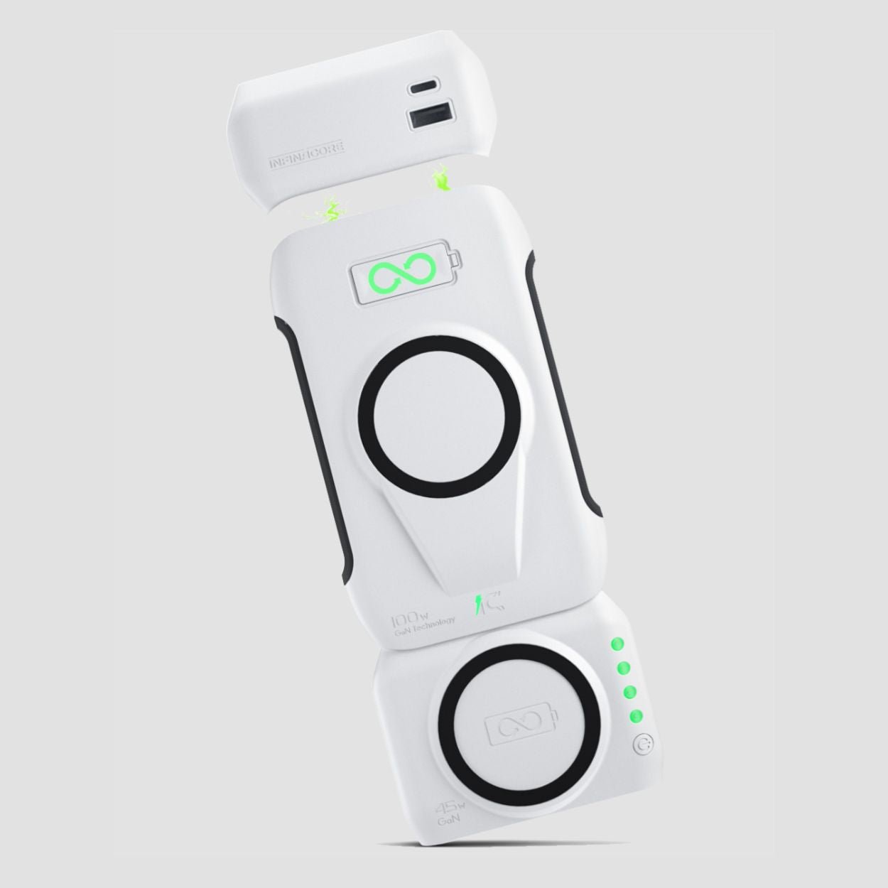 P4 (Powered by InfinaCore™) - WalleyGrip™ - Polar White -