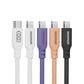Silicone Charging Cable for iPhone [60W] - WalleyGrip™ - Black -